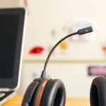 KI im Kundenservice: Mitarbeiterin mit Headset neben einem Chatfenster